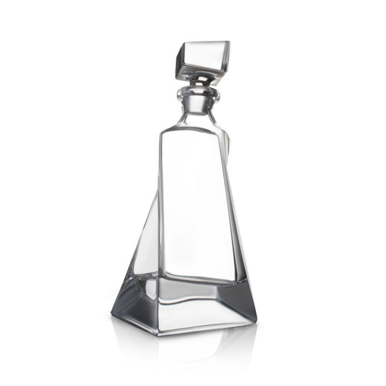 Atlas Crystal Whiskey Decanter, 22 Oz