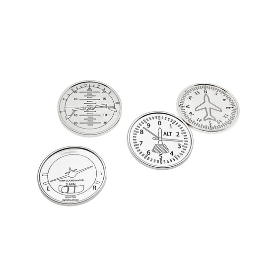 Airplane Coasters, Set of 4