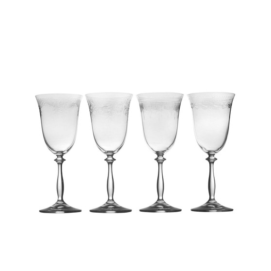 Amelia Red Wine Glasses Set of 4, 13.5 oz