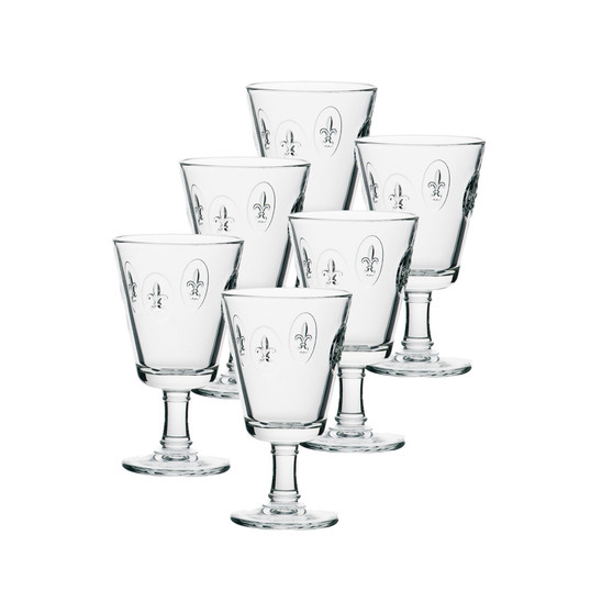 La Rochere Fleur De Lys 8.5-ounce Stemmed Glass, Set of 6