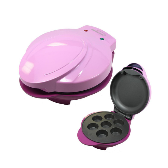 Brentwood Non-Stick Electric Mini Cupcake Maker in Pink