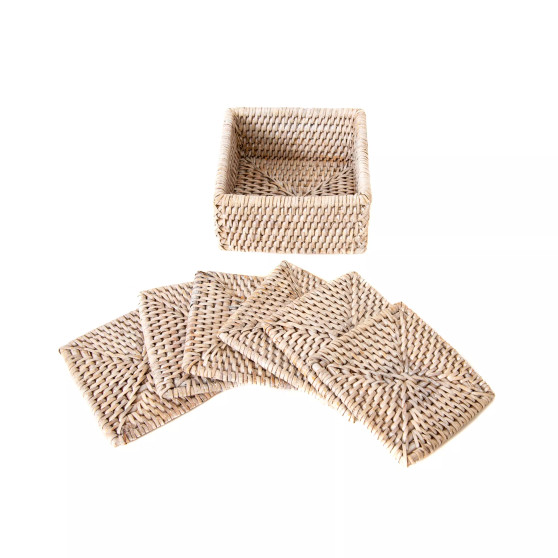 Square Coasters - 7 Piece Set