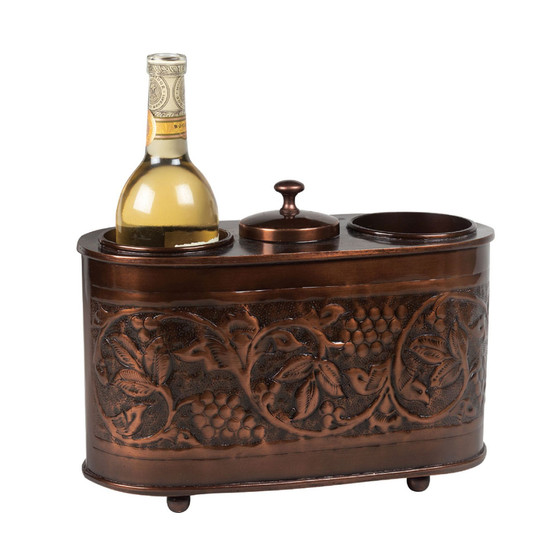 International Antique Embossed Heritage 2 Bottle Wine Chiller