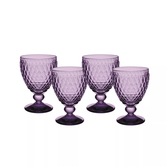 Boston Red Wine 4 Piece Glass Set
