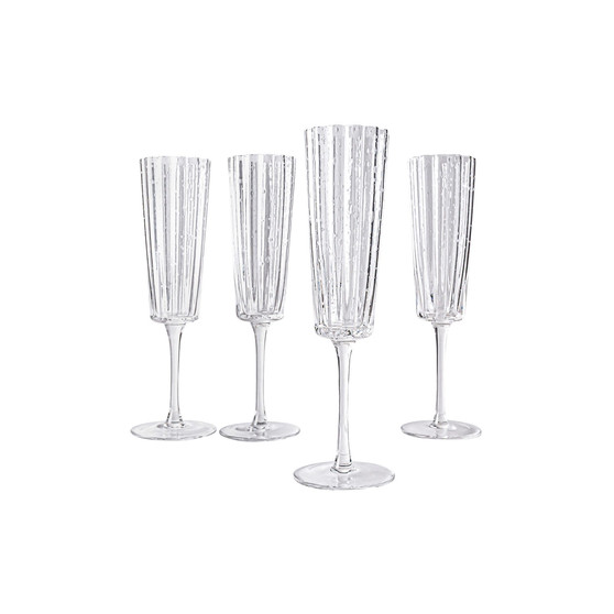 Champagne Glasses, Set of 4