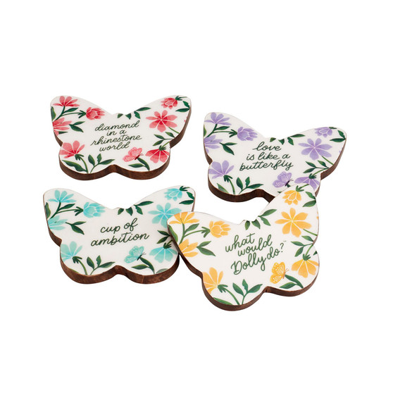 Butterfly Coasters, Set of 4