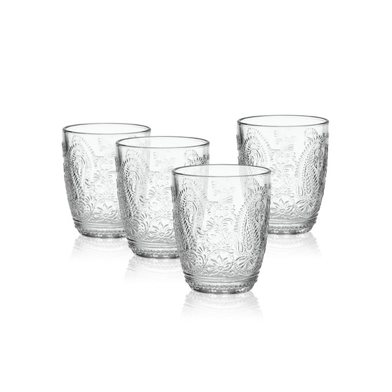 Maddi 10-oz Double Old Fashioned Glasses 4-Piece Set