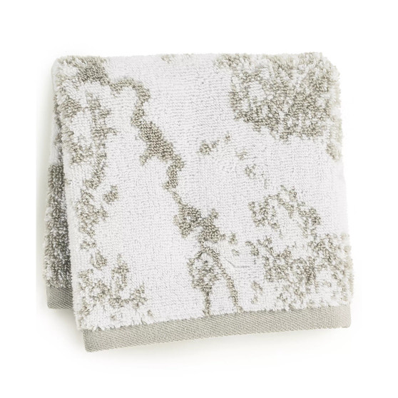 Turkish Cotton Diffused Marble 20" x 30" Hand Towel, Created for Macy's