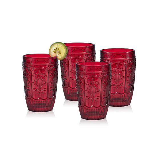 Trestle 12-oz Highball Glasses 4-Piece Set