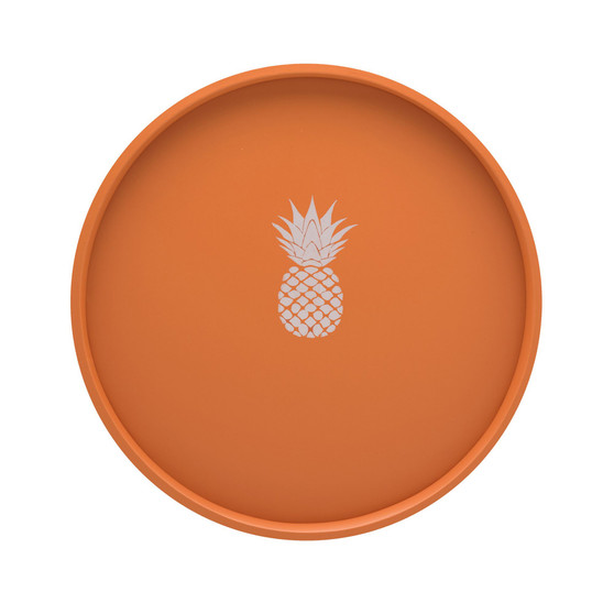 Pastimes 14" Round Pineapple Serving Tray
