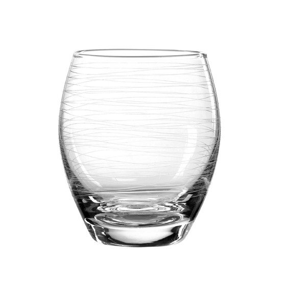 Graffiti Double Old Fashioned Glasses, Set Of 4
