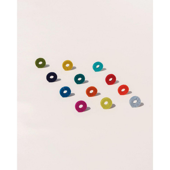 Wine-O's Merino Wool Felt Round Wine Markers