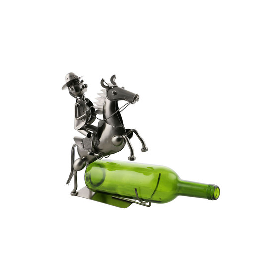 Cowboy on Horse Wine Bottle Holder