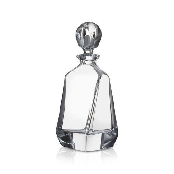 Aurora Crystal Whiskey Decanter, 25.3 Oz