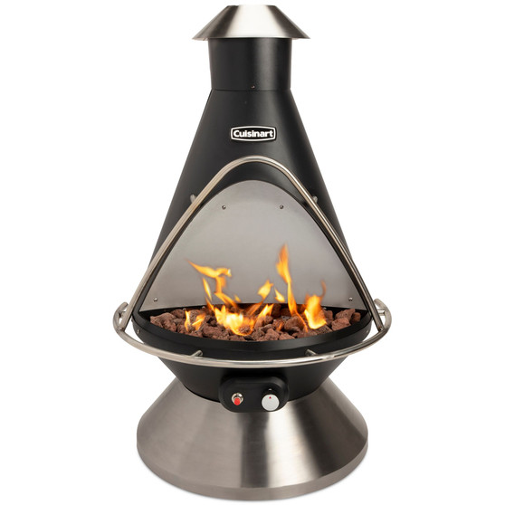 Chimenea Steel Propane Outdoor Fire Pit