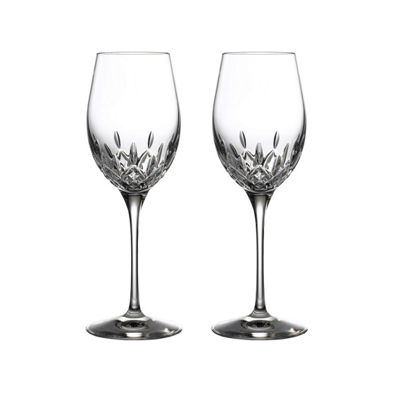 Lismore Essence White Wine Glasses 14 Oz, Set of 2