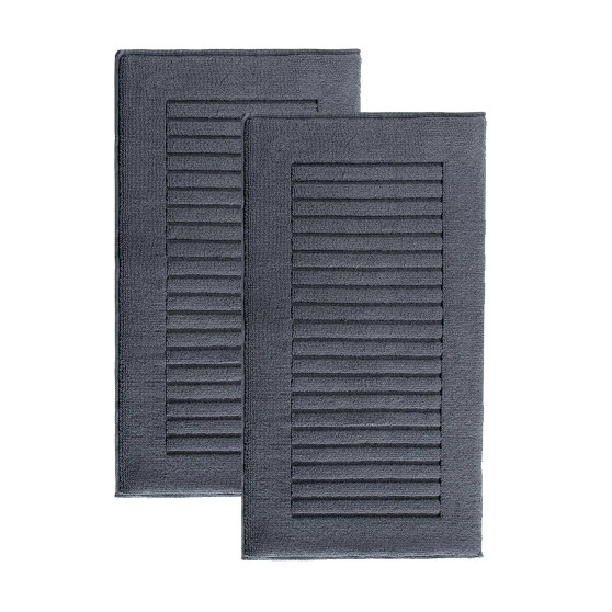 Vague 2-Pc. Turkish Cotton Bath Mat Set