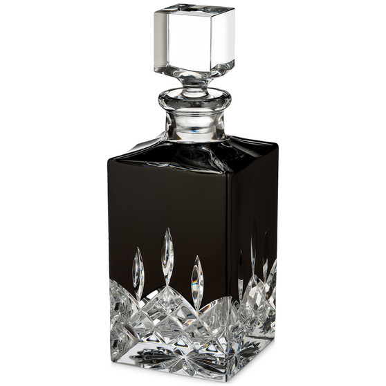 Lismore Black Square Decanter