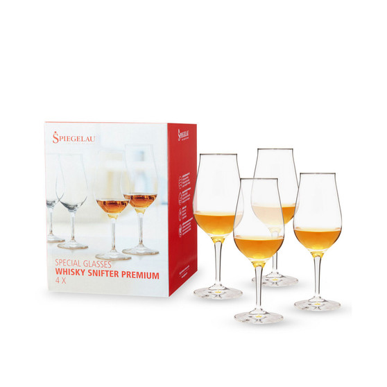 Premium Whiskey Snifter, Set of 4, 9.5 Oz