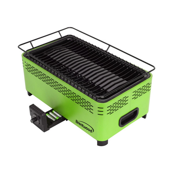 Brentwood BBF-31G Non-Stick Smokeless Portable BBQ, Green