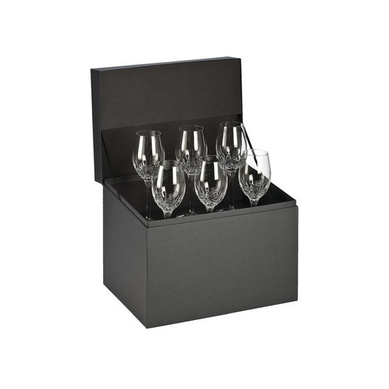 Lismore Essence White Wine Glasses 14 Oz, Set of 6
