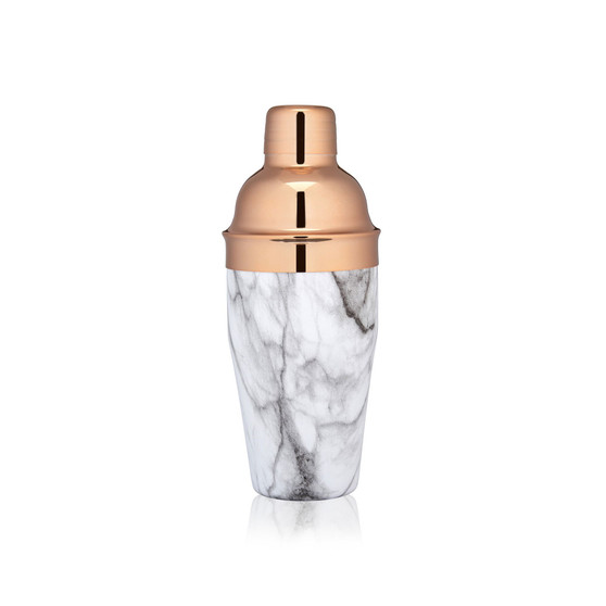 Copper and Marble Cocktail Shaker