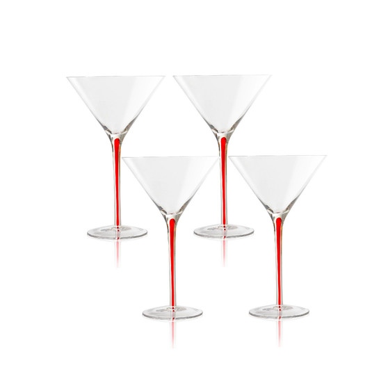Tempest 12 oz Martini Glasses, Set of 4
