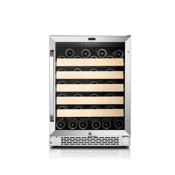 24" Built-In Stainless Steel 54 Bottle Wine Refrigerator Cooler