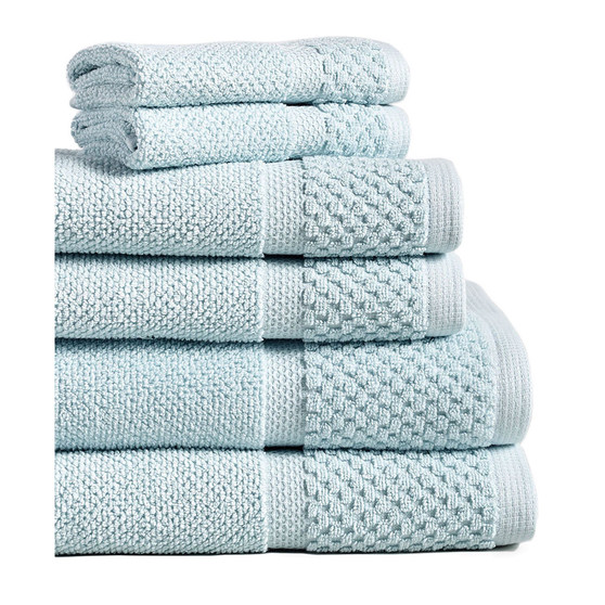 Diplomat 6-Piece 100% Cotton Bath Towel Set
