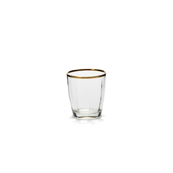 Optical Gold Double Old Fashioned Glass