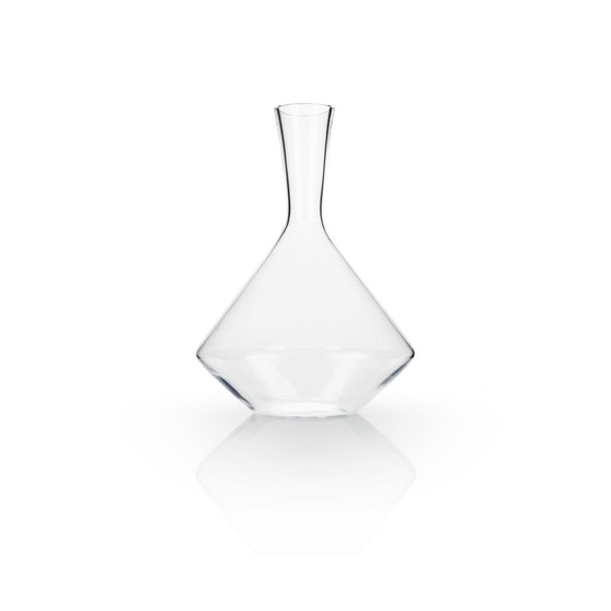 Angled Wine Decanter, 60 Oz