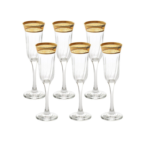 Flute Set of 6 Melania Collection