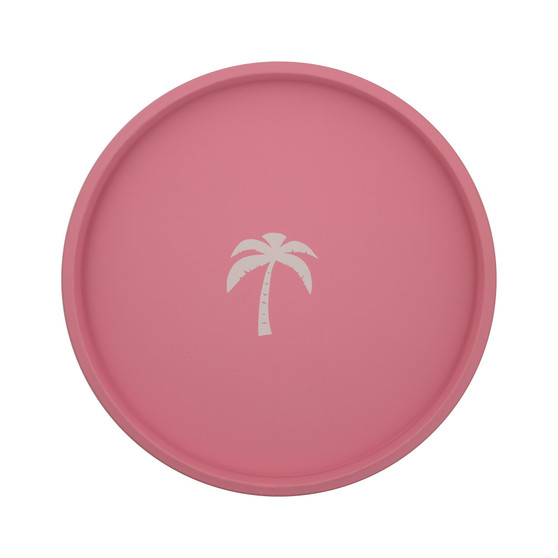 Pastimes 14" Round Palm Tree Serving Tray