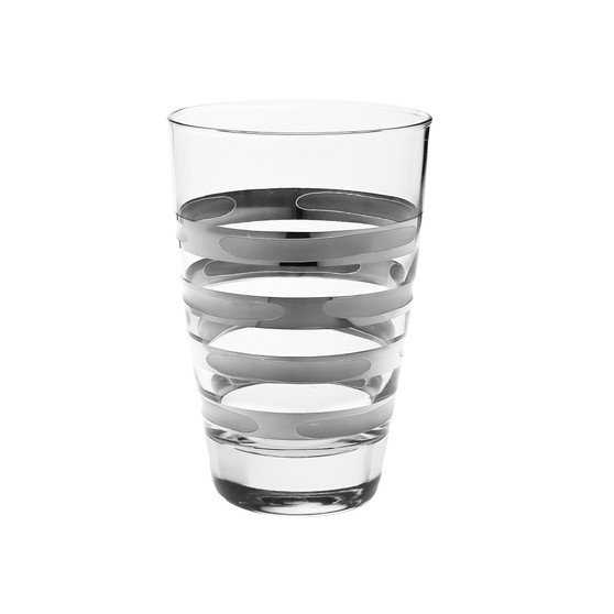6" Tumblers with Brick Design, Set of 6