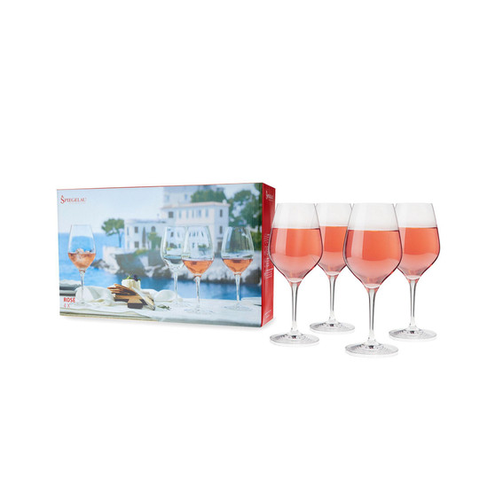 Rosé Wine Glasses, Set of 4, 17 Oz
