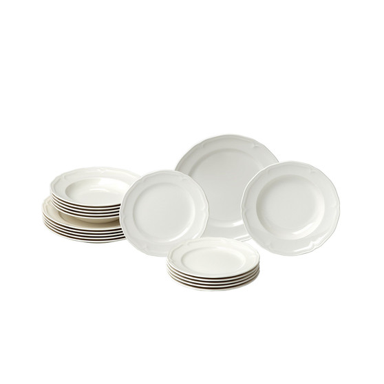 Manoir 18-Pc. Dinnerware Set, Service for 6