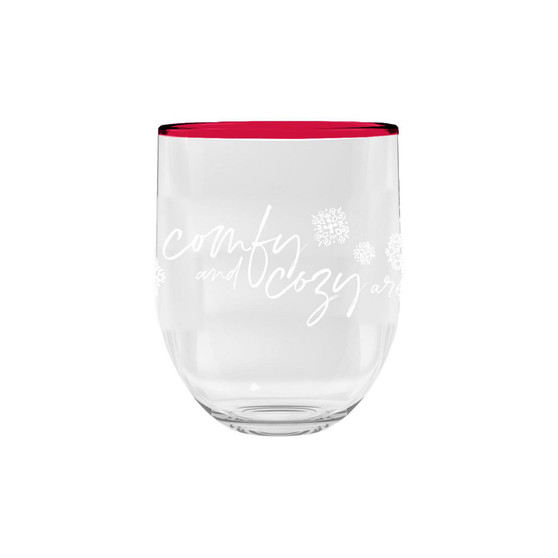Holiday Cozy Stemless, 15oz.,Premium Acrylic,Set Of 6