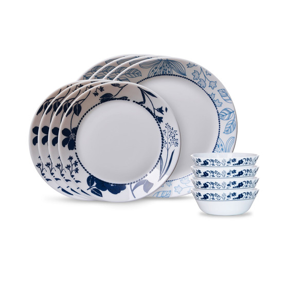 Everyday Expressions Rutherford 12-Piece Dinnerware Set, Service for 4