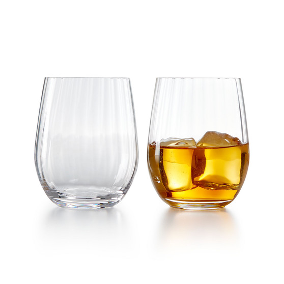 Optical O Whiskey Glasses, Set of 2