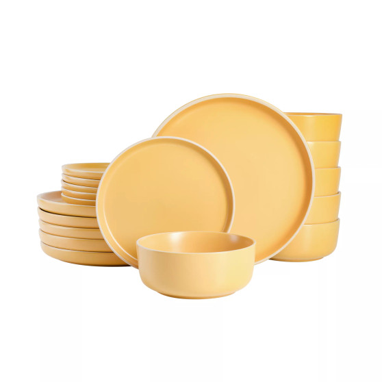 Zuma 18 Piece Dinnerware Set, Service for 6