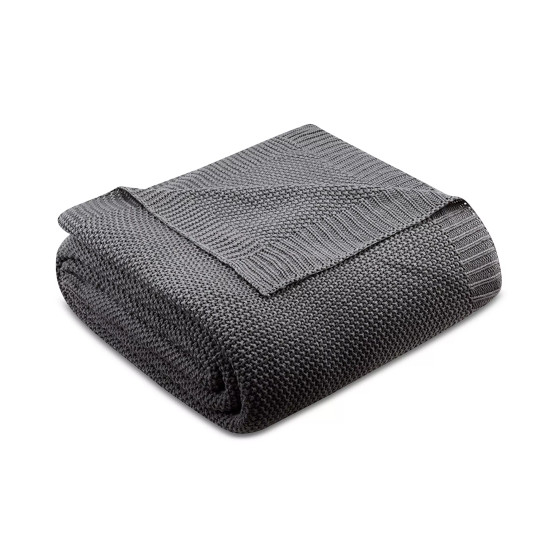 Bree Classic Knit Blanket, Twin