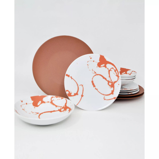 Nile 12-PC Dinnerware Set, Service for 4