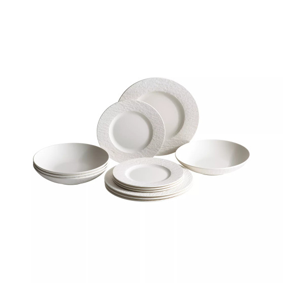 Manufacture Rock 12-Pc. Dinnerware Set