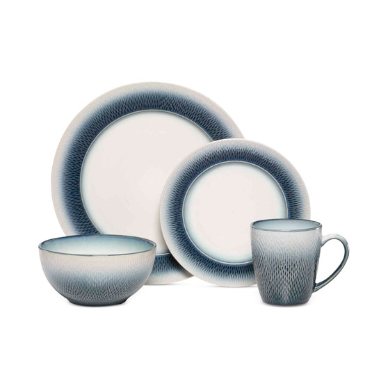Eclipse Blue 16-Pc. Set, Service for 4