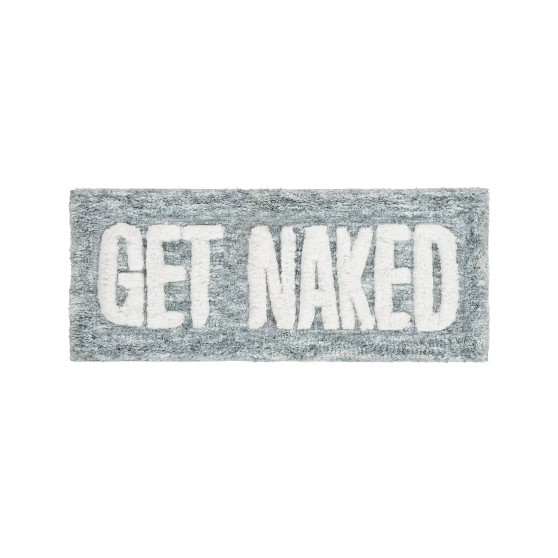 Get Naked Statement Bath Rug, 20" x 32"