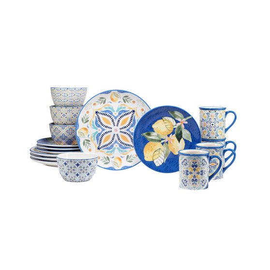 Lemonade 16 PC-Dinnerware Set, Service for 4