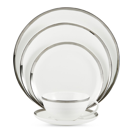 Blakeslee Platinum 5-Piece Place Setting