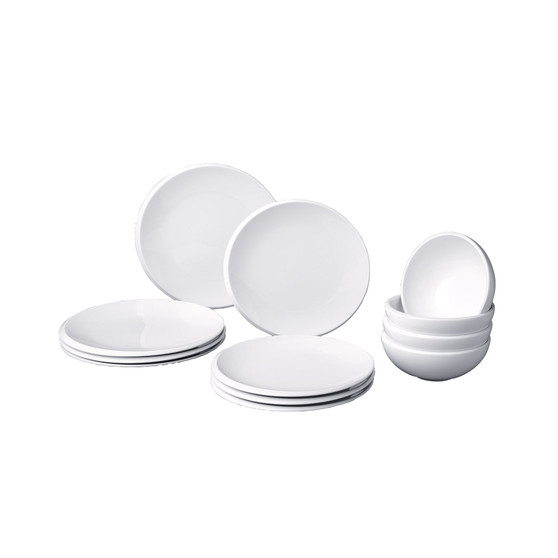 New Moon 12 Piece Dinnerware Set, Service For 4