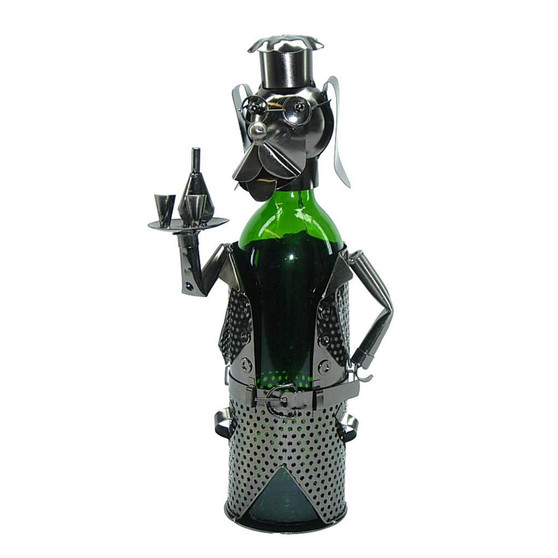 Dog Waiter Wine Bottle Holder