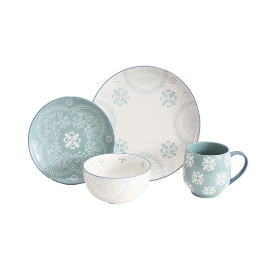 Phara 16 Piece Dinnerware Set, Service for 4